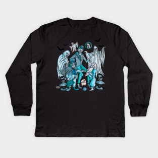 The Haunted Mansion Kids Long Sleeve T-Shirt